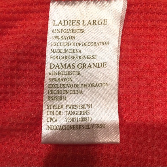 Bright Red Women’s Holiday Tunic - Picture 13 of 16